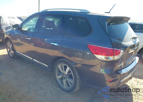 2014 Nissan Pathfinder Platinum from USA, damaged, VIN 5N1AR2MM7EC734624